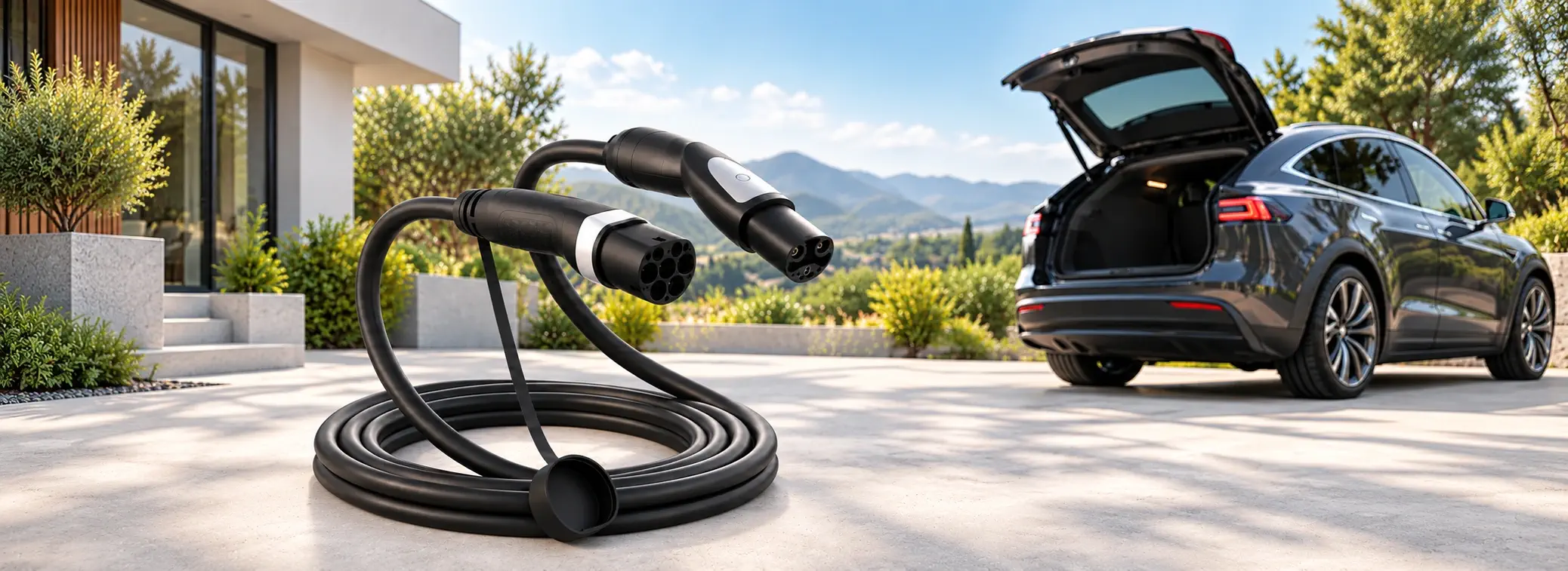 Type 2 to Tesla Feyree charging cable